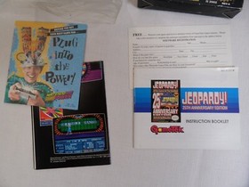 JEOPARDY 25TH ANNIVERSARY NES NINTENDO VIDEO GAME COMPLETE IN BOX 