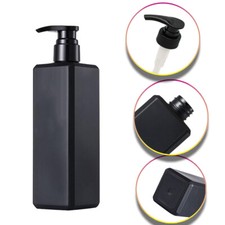 1/2/4PCS Plastic Empty Bottle Soap Dispenser Liquid Pump Container Black 500ml