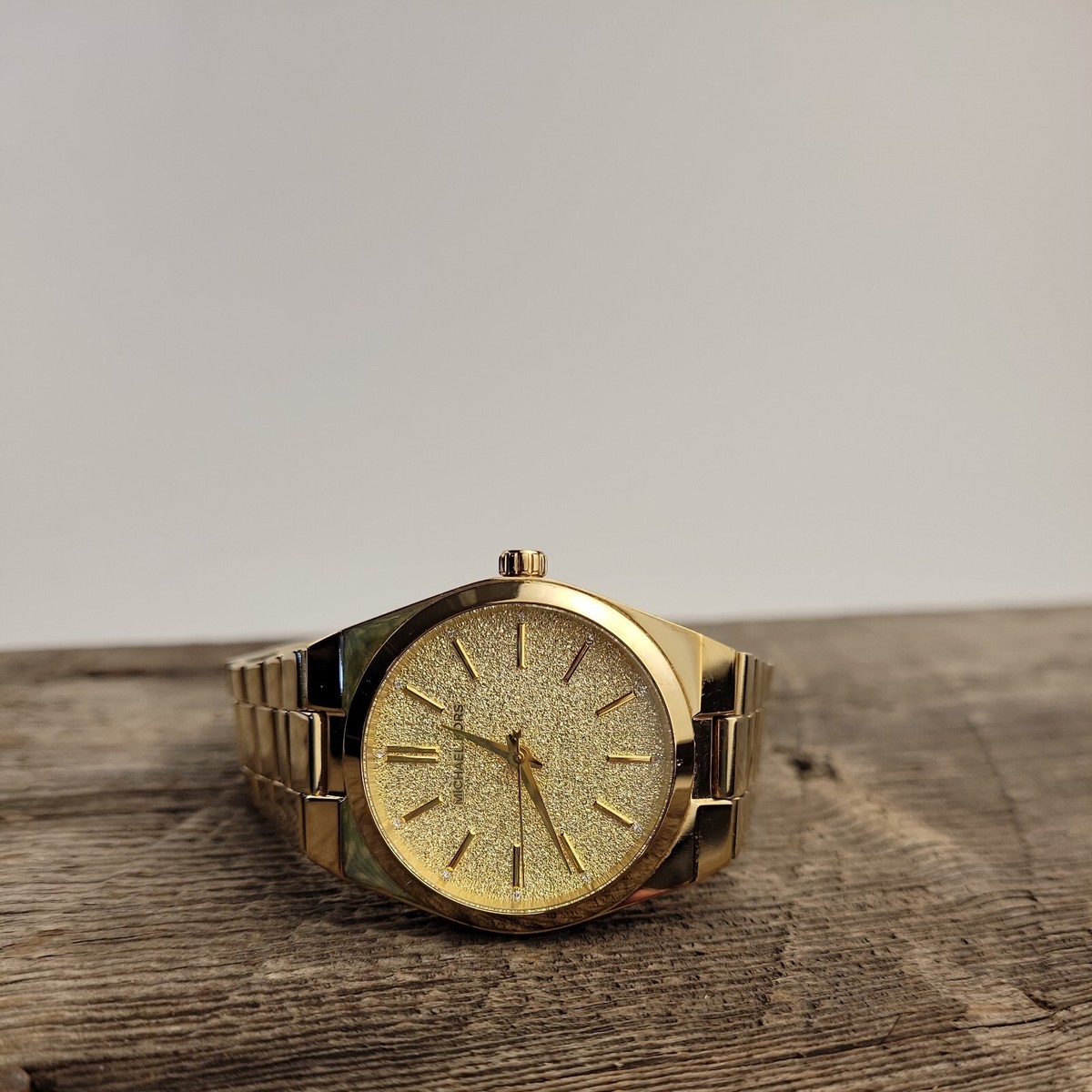 MICHAEL KORS Channing MK6623 Gold Dial Lady's Watch Genuine