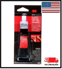 3M Plastic Emblem and Trim Adhesive, 03601, 1 oz 
