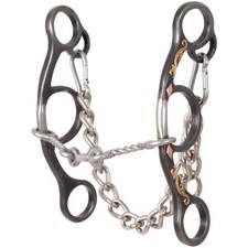 Classic Equine Diamond Short Shank Small Twisted Wire Dogbone Null Null