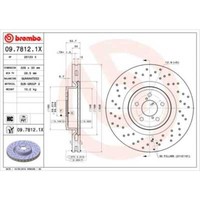 Brembo 2X Bremsscheibe Vorne 326 Gelocht/Innenbel. FüR Subaru Impreza