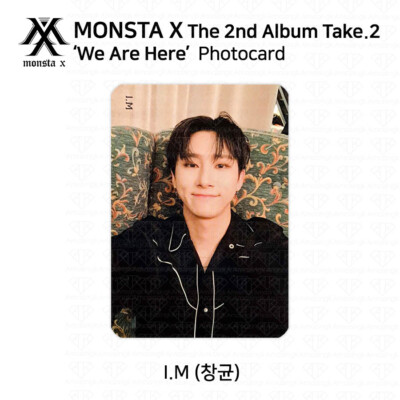 MONSTA X 2nd Album Take 2 We Are Here Official Photocard I.M IM