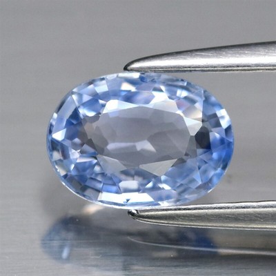 0.84ct 6.8x5mm VVS Oval Natural Light 