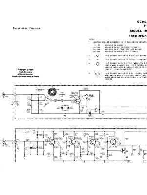 Circuit diagrams-Schaltpläne für Heathkit IM-4120 