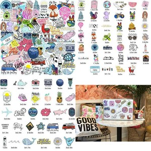 vsco stickers 70 pack i cute stickers waterproof 100 vinyl stickers i