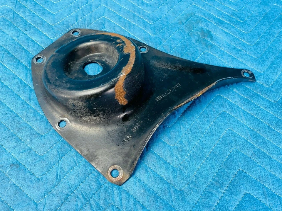 Placa inferior de resorte helicoidal delantero Jaguar XJR XJ6 XJ12 VDP con perno de pivote diestro 95-97 OEM Foto 3 de 4