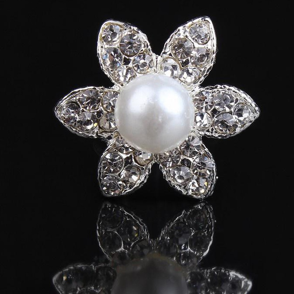 Spille Per Capelli Per Ragazze Fiorite, Accessori Per Capelli Da Sposa - Foto 7