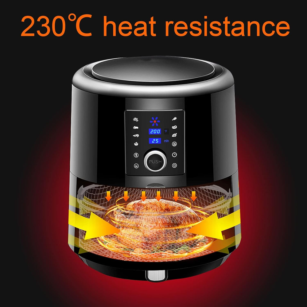 Air Fryer Replacement Basket Air Fryer Steamer Basket Stainless Steel Mesh Baske