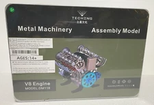 Teching V8 Engine Metal Model Kit DM118 NIB