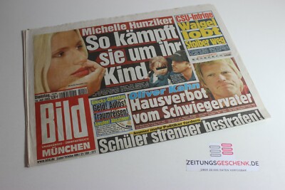 Bildzeitung 15.07.2003 July Munich Bavaria 18. 19. 20th Birthday Gift MB 