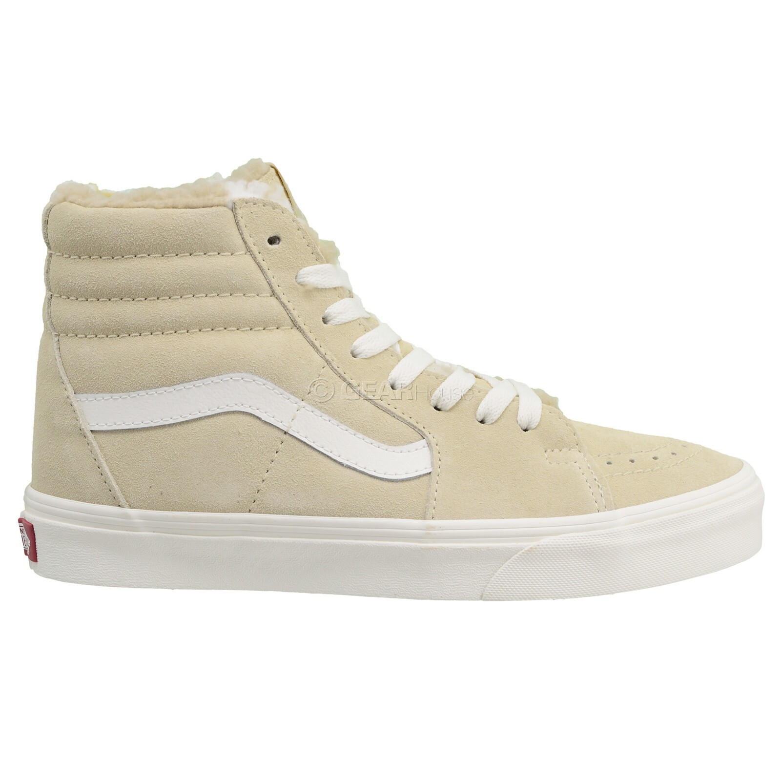 Высокие ботинки VANS Sk8-Hi Cozy Hug из замши и меха Кремовые Мужские и женские Выберите размер 7990₽