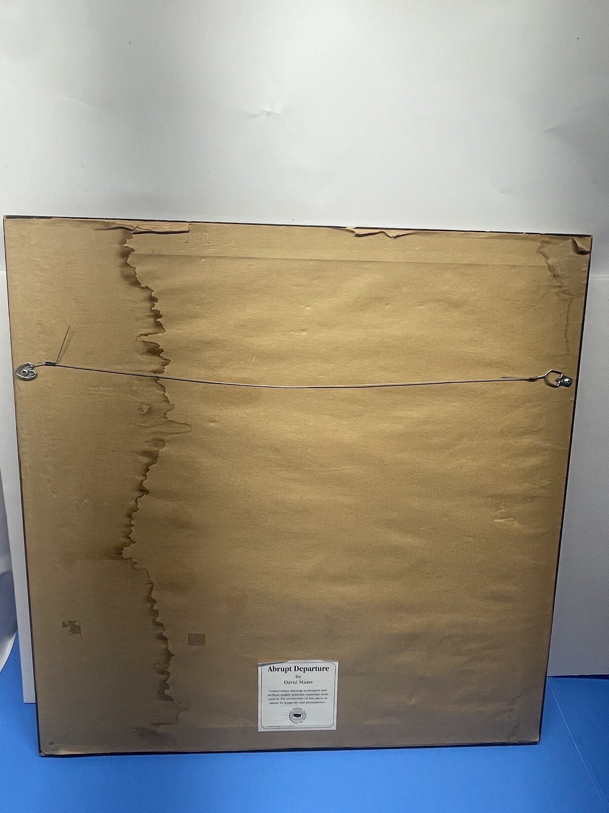 Abrupt Departure Davic Maass Art Print Postal Commemorative Society w