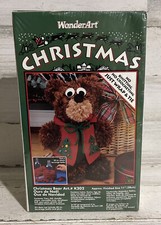 Wonderart Christmas Teddy Bear Yarn Kit DIY Crafts