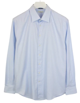 Chemise Formelle Slim Fit Traveller Suitsupply Homme 44 / 17 1/2 Bleue - Photo 1/4