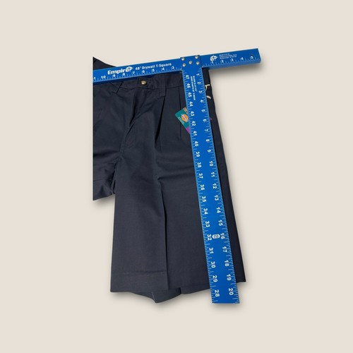 NEW W/ TAGS Dickies Boys Pleated Navy Shorts 57562 School Uniform Size 16 Reg - Picture 13 of 20
