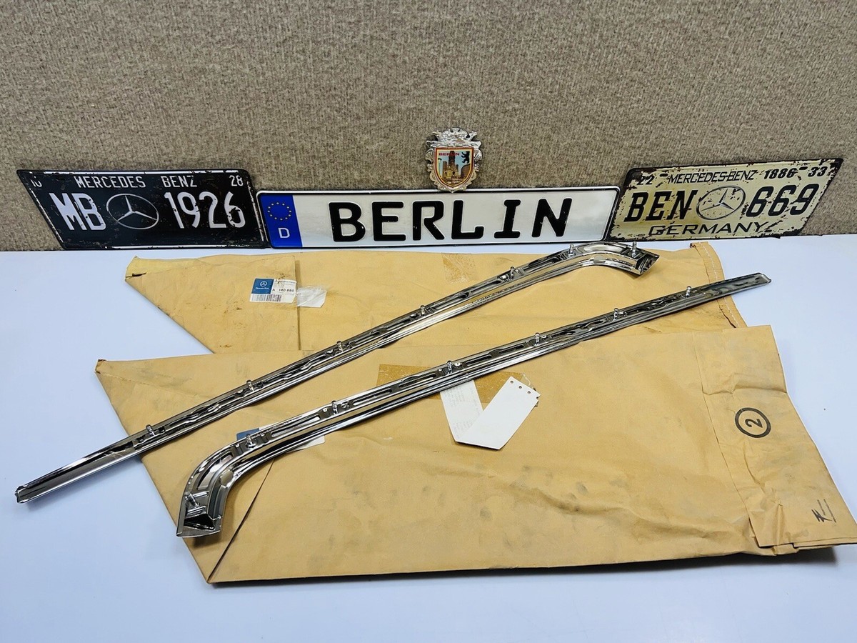 Mercedes Benz W140 Rear LH&RH Side Chrome Bumper Molding