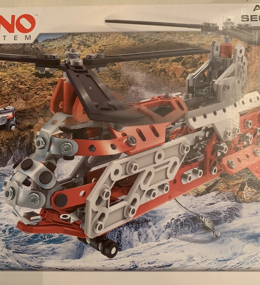 New - AERIAL RESCUE Helicopter - Meccano 16211 Makes 20 Models AIRPLANE - STEM - Image 4 of 4