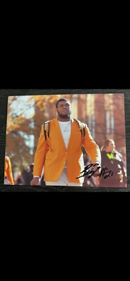 Tennessee Vols Defensive Tackle Omari Thomas  Big O  Autographed Photo