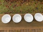 Delicate Porcelain Pottery 4 Small Bowls Floral Decor Salt Dish Ginger Soy Dish  — photo 4