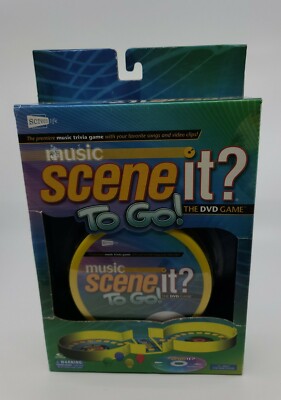 Music Scene It ? To Go!    The DVD Game  2008  Never Played   Travel Game