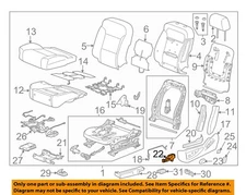 GM OEM 14-20 ATS Seats Tracks Driver Seat Components-Seat Switch 23247097