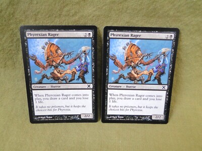 Magic the Gathering: 2x Phyrexian Rager