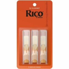 3-Pack Bb Clarinet Reeds Rico Strength 2.0 RCA0320