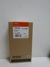 10/2020 GENUINE EPSON T653A ORANGE HDR INK STYLUS PRO 4900 NEW SEALED SHIPS FREE