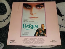 Harem NEW SEALED Laserdisc LD Nastassja Kinski Ben Kingsley Free Ship $50