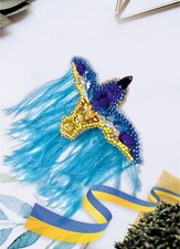 DIY Jewelry Making Beading Kit Pin My Wings Brooch Bead Embroidery Needlepoint