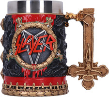 Slayer Reign in Blood Tankard, Resin, Black/Red, Officially Licensed Slayer Band