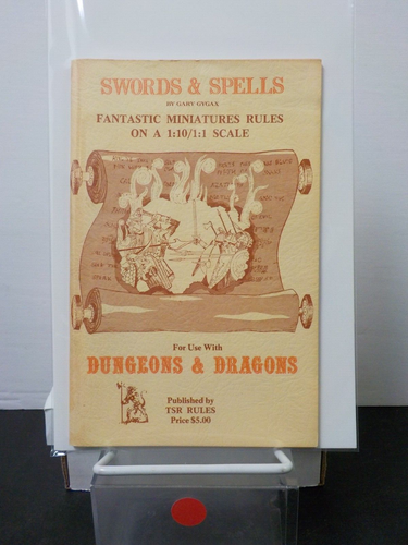 G331 TSR Dungeons & Dragons - Swords & Spells Miniatures Rules 1ST PRINTING 1976 - Picture 1 of 10
