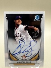 MICHAEL FELIZ 2014 Bowman Chrome AUTOGRAPH ROOKIE #BCAP-MF - NM/MT - Houston