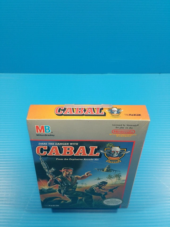 Brand new, Factory Sealed Nintendo NES Cabal game. H-Seam ,Hanger tag! - Image 2 of 4