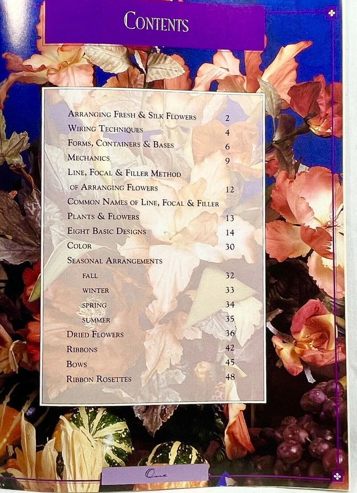 1992 Flower Arranging Made Easy 11201 Silk Dried Fresh Instruction Book 10640 - Immagine 2 di 3