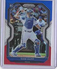 2021 Panini Prizm Sam Huff #116 Tier II (RC) Red,White,Blue Prizm 