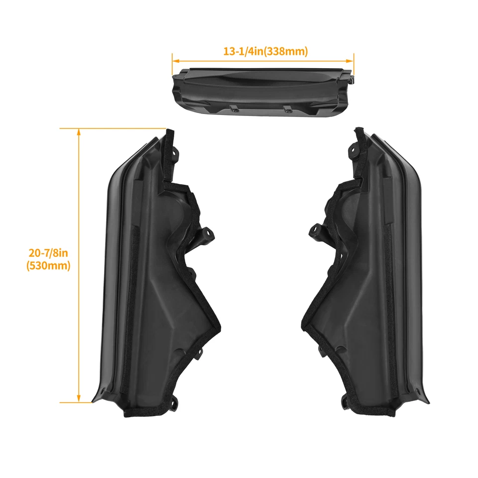 Panel de partición de compartimento de cubierta superior del motor 3 piezas para BMW X5 X6 E70 E71 06-14 Foto 2 de 4