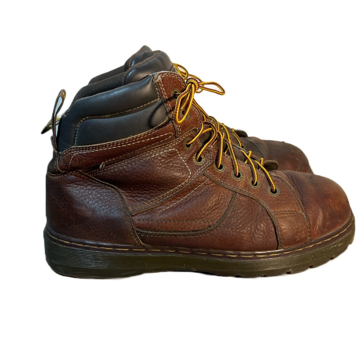 Dr Martens Industrial Leather Brown Steel Toe Boots ASTM  display picture 3