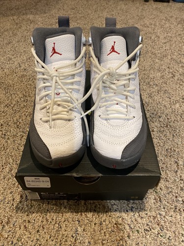 jordan 12 white grey black
