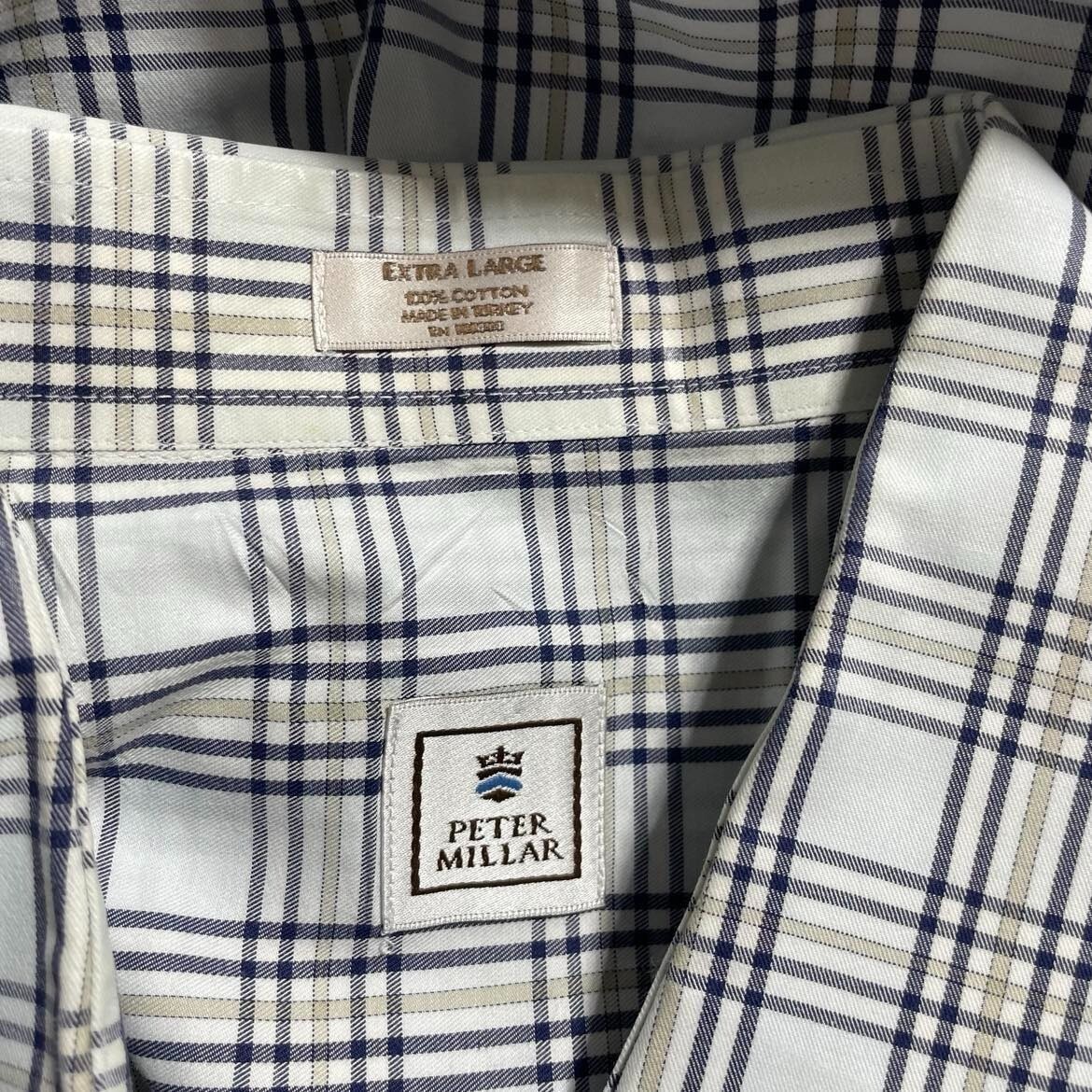 Peter Millar Size XL  Button Down Collared Shirt … - image 4