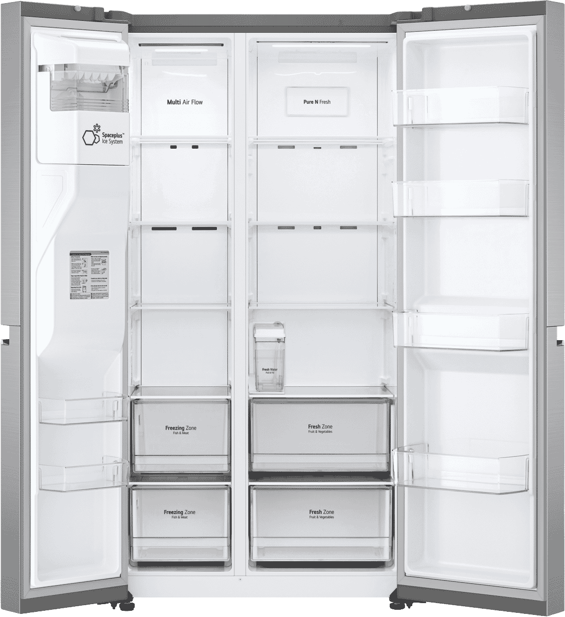 LG 635L Side By Side Refrigerator GSN635PL eBay