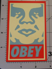 SHEPARD FAIREY Obey Giant Sticker 2.75X4.25