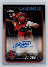 2024 Topps Chrome Update - Pedro Pages #AC-PP - Autographs Refractors #/499