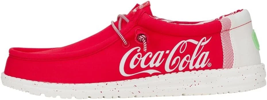 HEYDUDE Men's Size 10 Coke Slip-on Shoes 43062-62M Coca Cola - 43062
