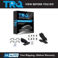 TRQ Premium Posi Semi-Metallic Brake Pad Front & Rear Kit for GMC Chevy Cadillac