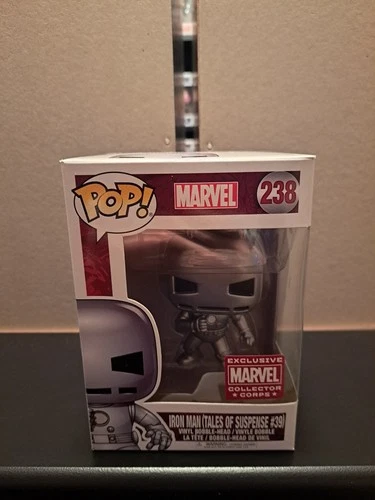 Funko Pop Iron Man Tales Of Suspense 39 #238 Marvel Collector Cor Ex W Protector