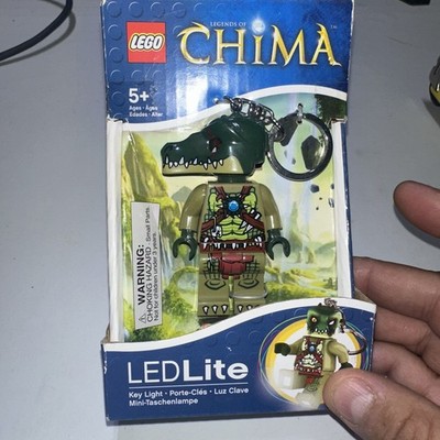 LEGO LGL-KE36 Legends of Chima Crocodile CRAGGER LED Lite Key Chain Light 2013