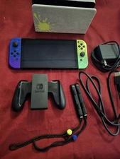 Splatoon 3 Edition Nintendo Oled Game Console Plus Game