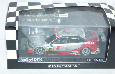 Minichamps 1:43 scale Audi A4 DTM 2005 Team Joest F. Stippler no.19
